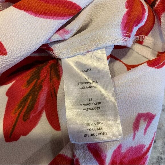 C & E floral blouse Large - Picture 8 of 10